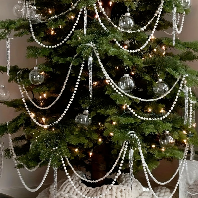 Vianočný náhrdelník – perlový