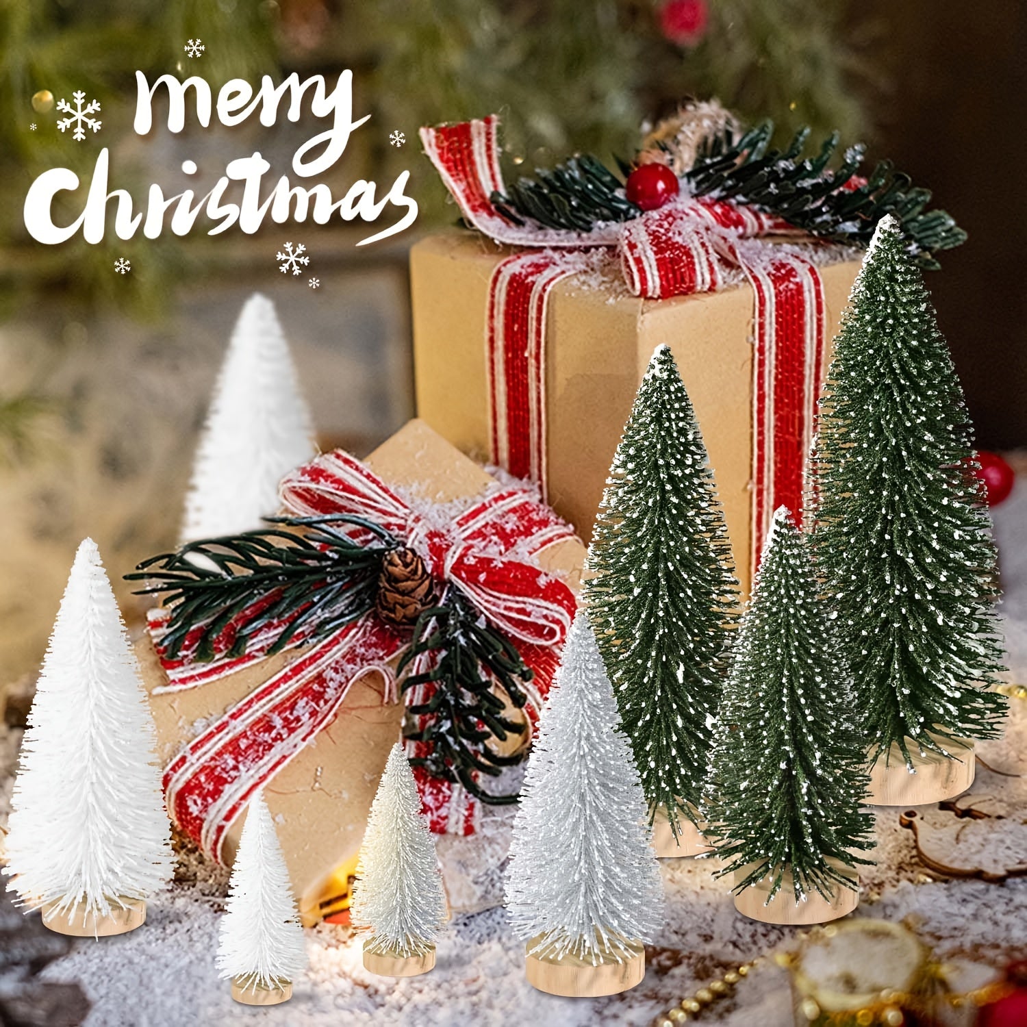 Vianočná dekorácia – mini stromčeky