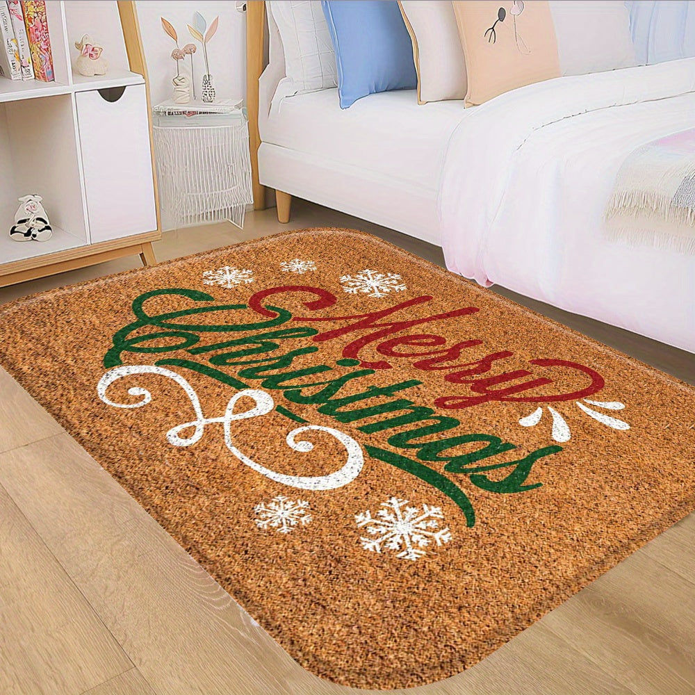 Vianočná rohožka – červená a zelená