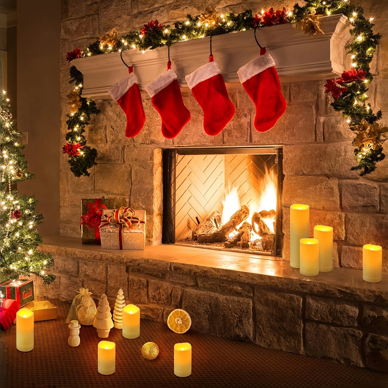 LED sviečky – s diaľkovým ovládaním