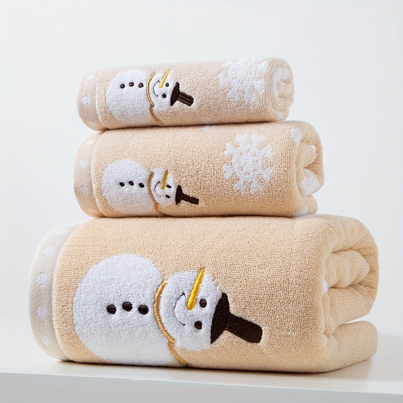 Uteráková súprava – Vianočný snehuliak