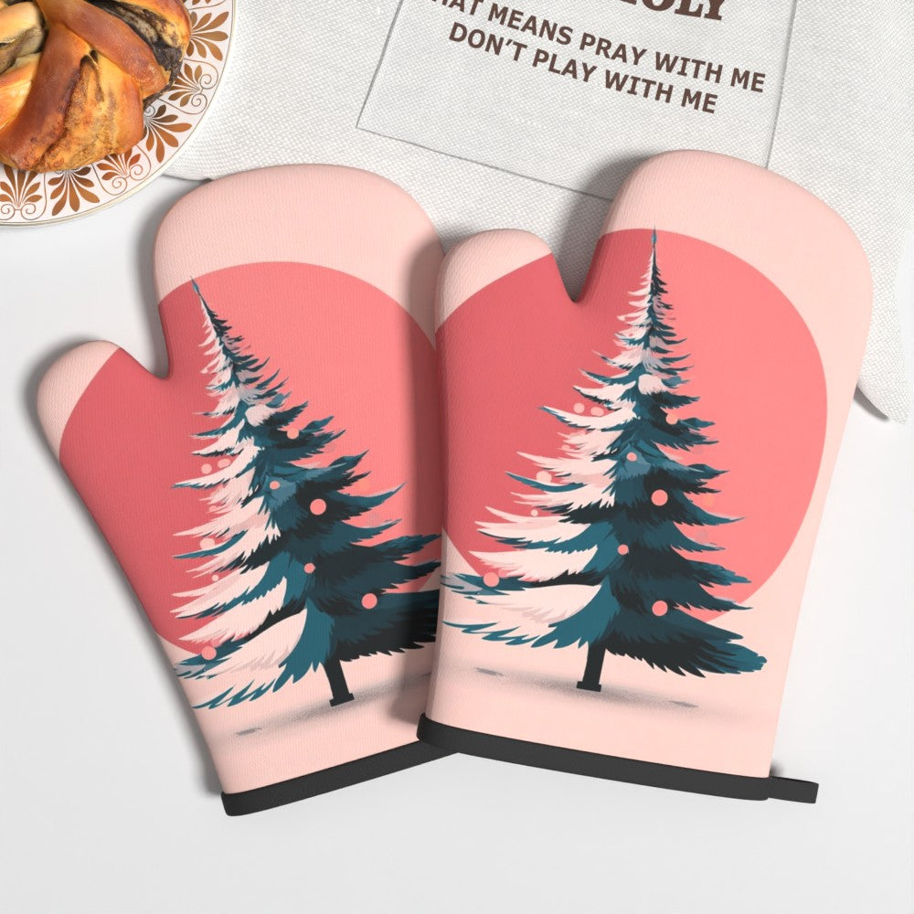 Rukavice do rúry – Vianočné