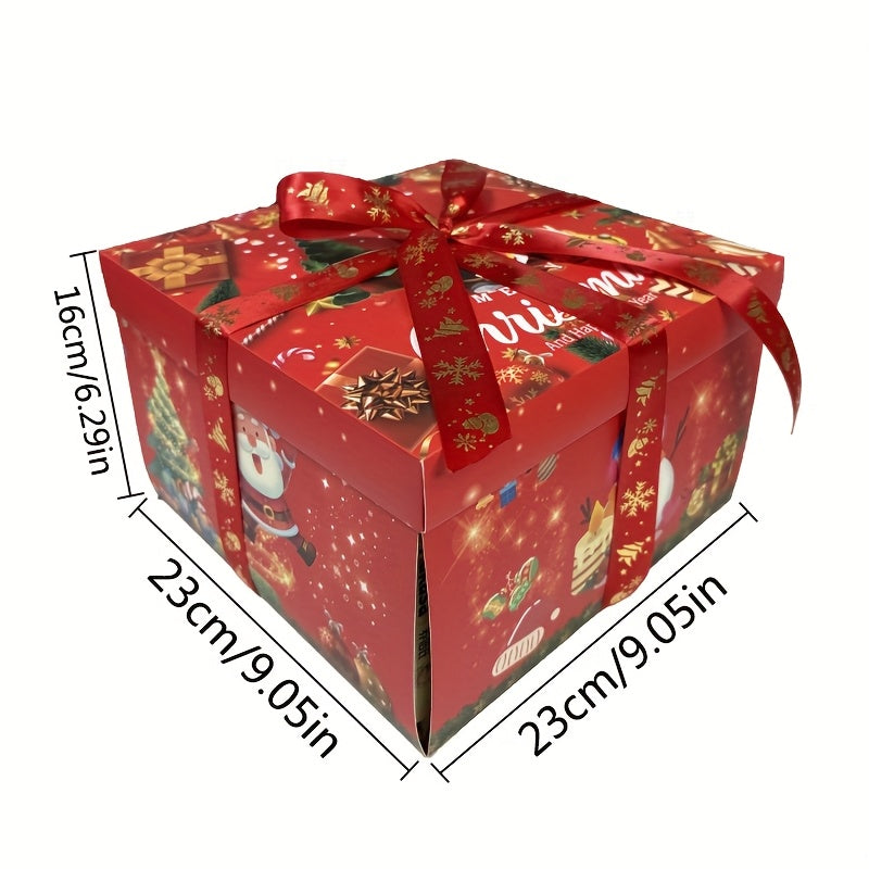 Darčeková krabica – červená a zelená