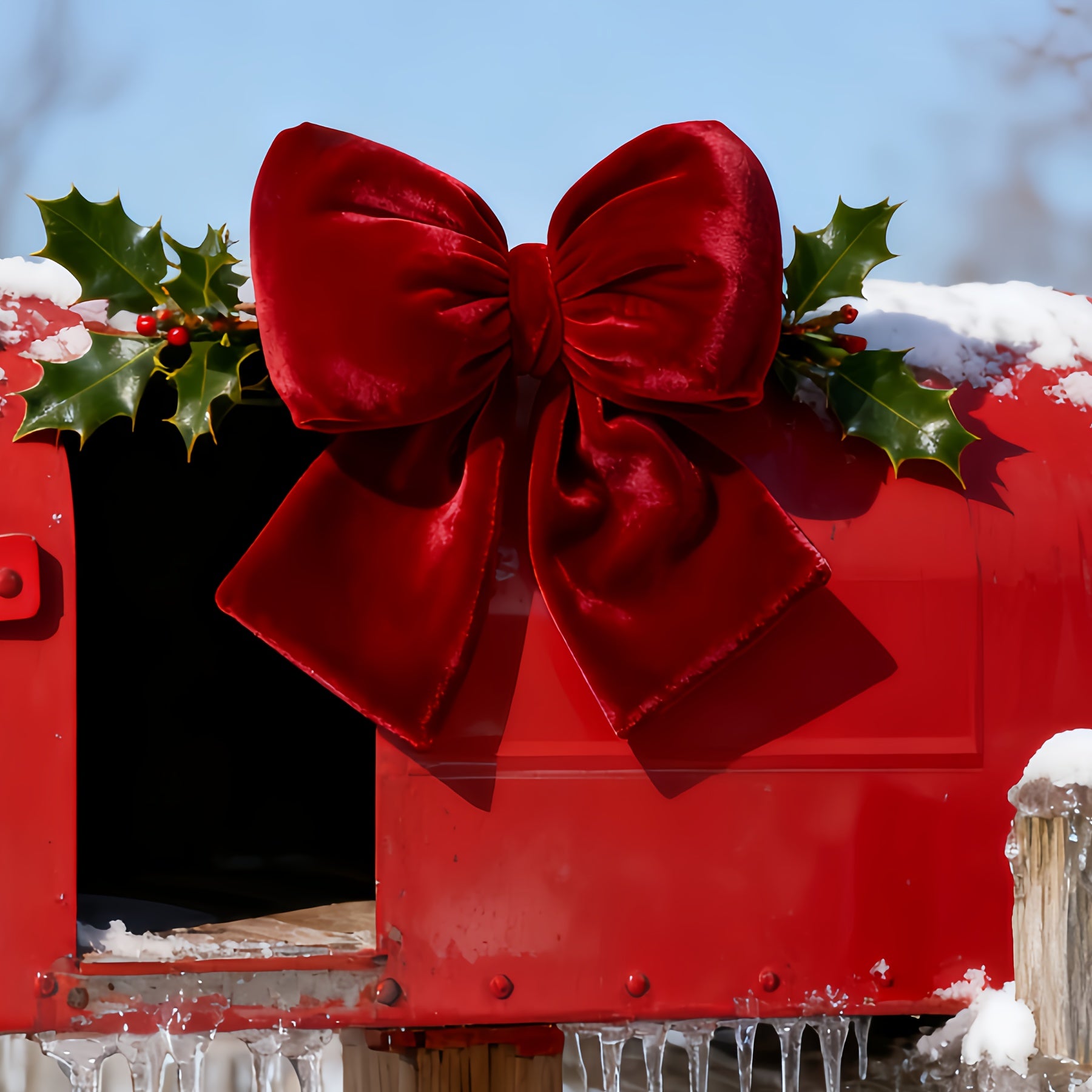 Vianočná mašľa – vínová