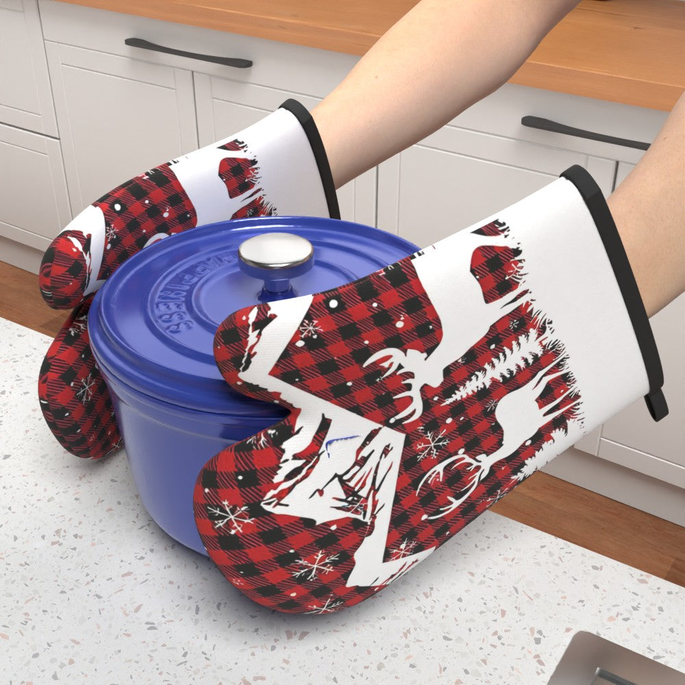 Rukavice na pečenie – červené