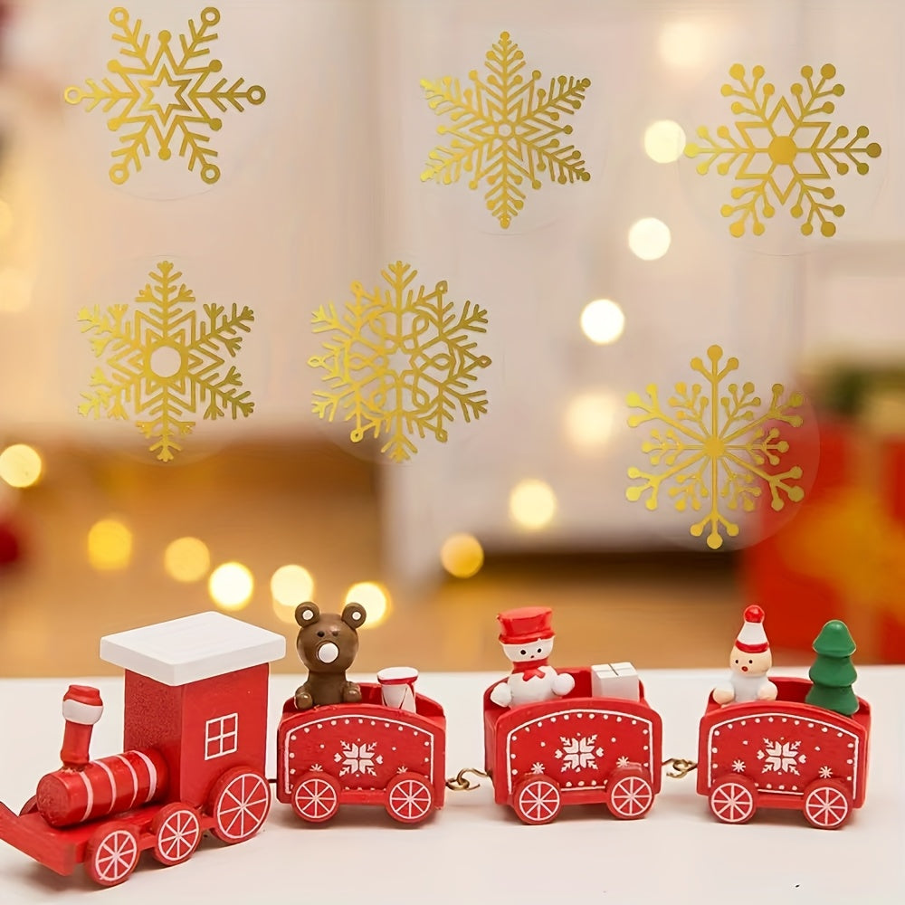 Samolepiace nálepky – snehové vločky