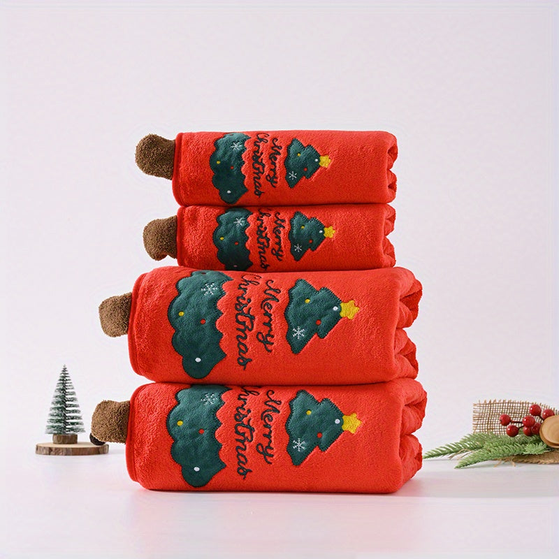 Vianočné uteráky – rodinný set 4ks