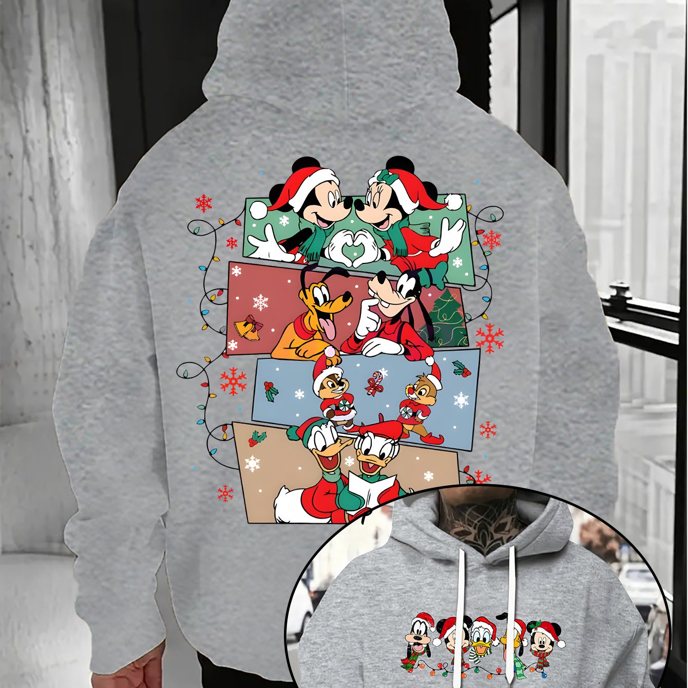 Mikina s kapucňou – Mickey a Minnie