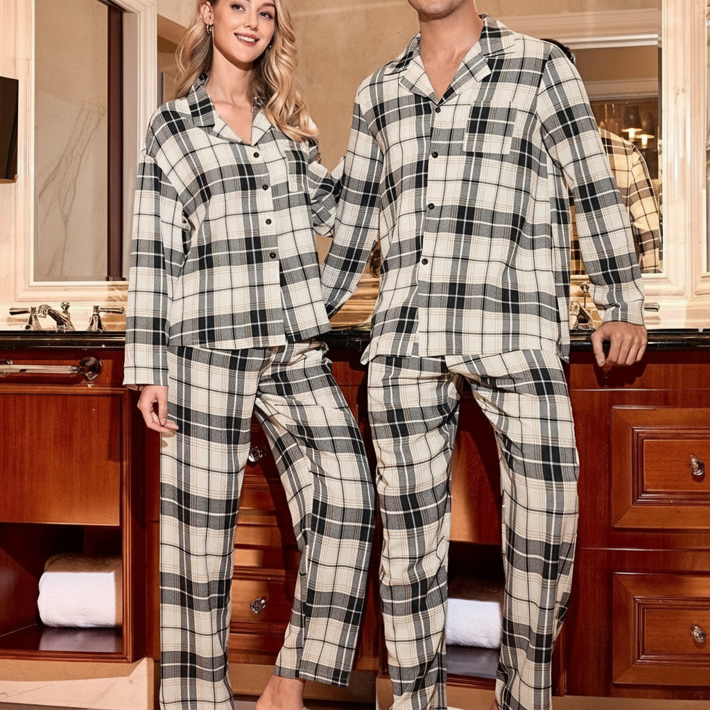 Pyžamo pre pár – kárované