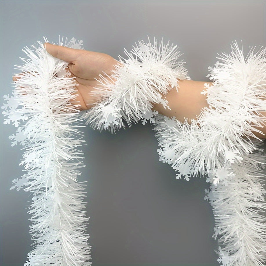 Fólia na vianočné dekorácie – biela