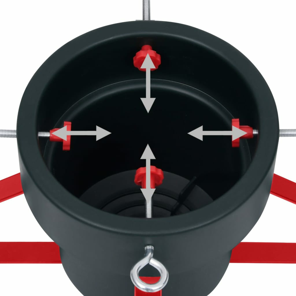 Stojan na vianočný stromček – zelený a červený