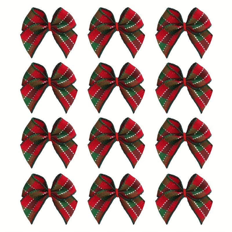 Vianočné mašle – 20 kusov