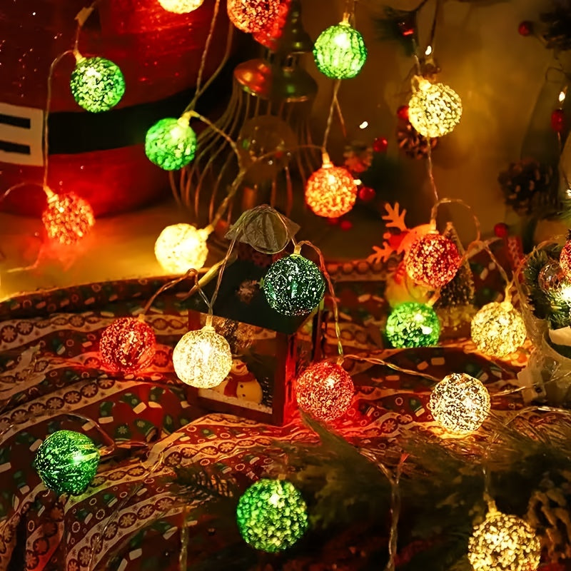 Vianočné svetielka – vianočné gule