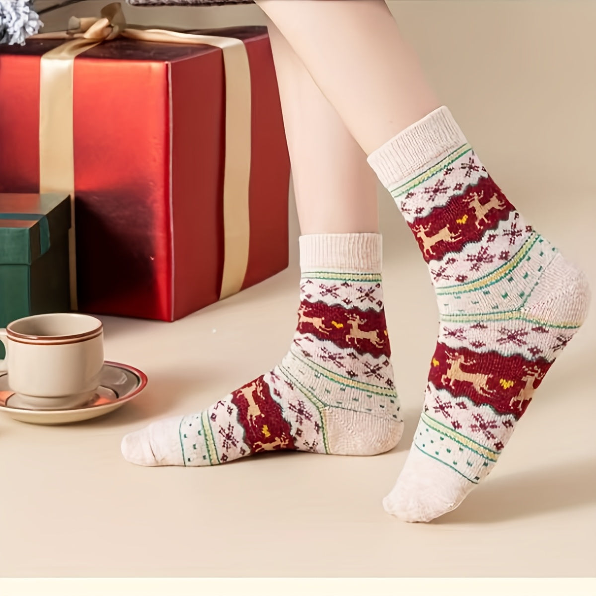 Vianočné ponožky – multicolor