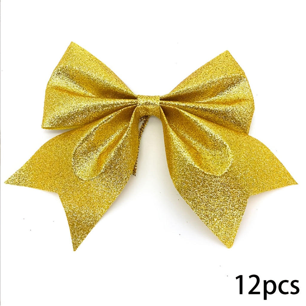 Vianočné mašle – strieborné