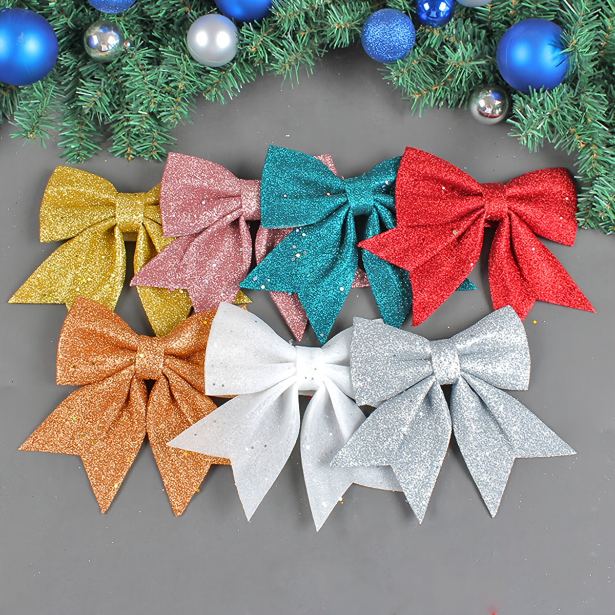 Vianočné dekorácie – 4ks mašle