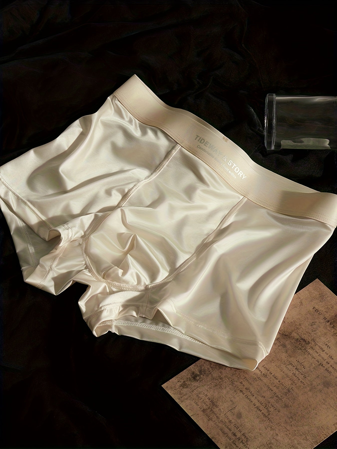 Boxerky – marhuľová a biela