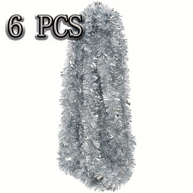 Vianočná girlanda – strieborná