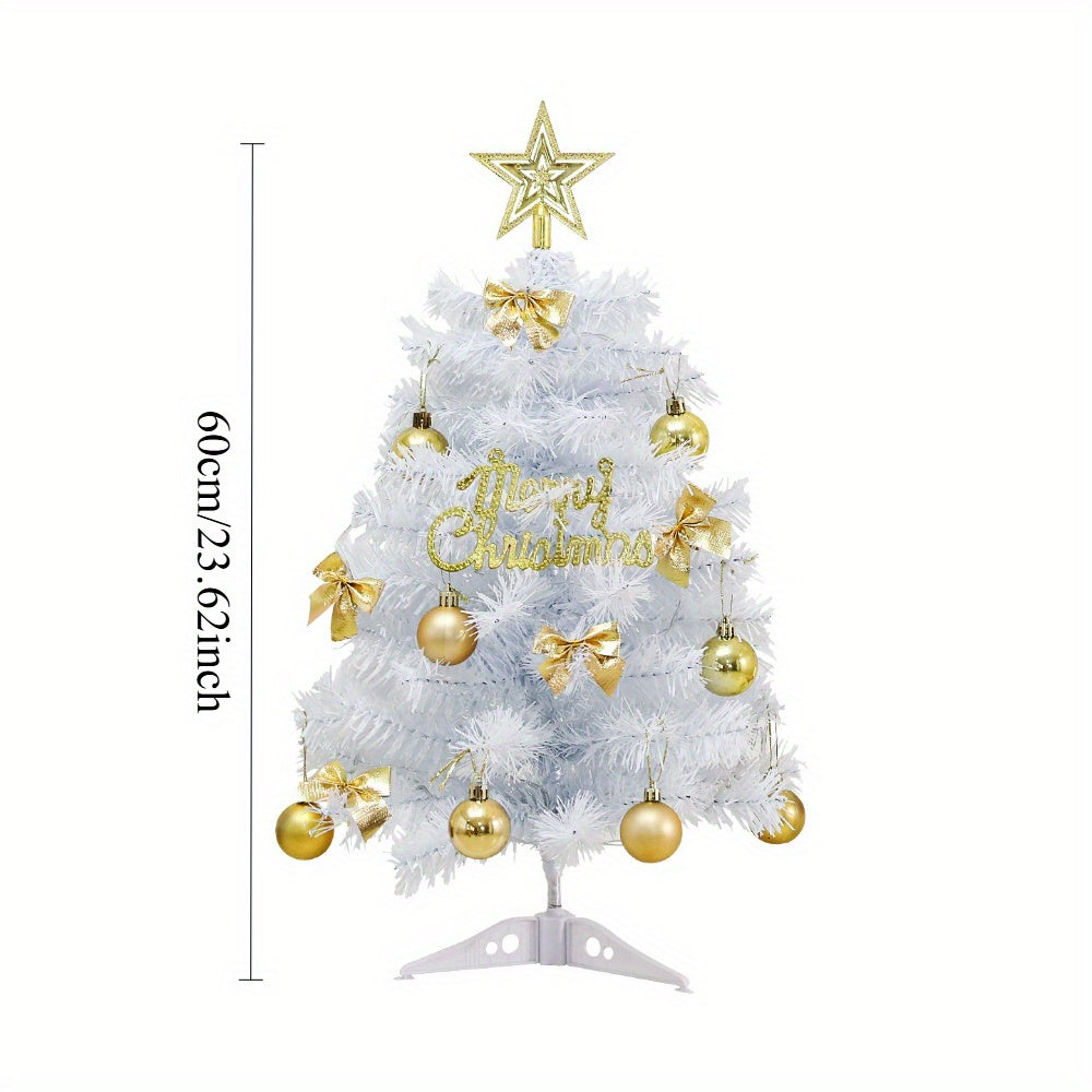 Mini vianočný stromček – biely