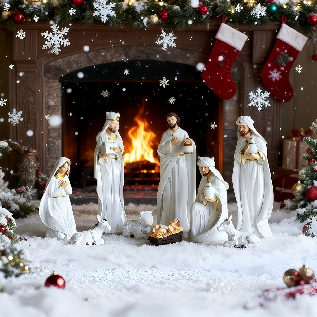 Vianočná scéna – sada 9 kusov