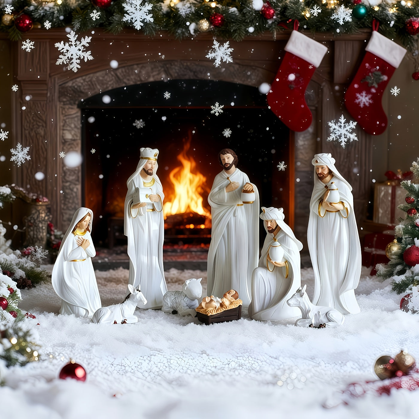 Vianočná scéna – sada 9 kusov