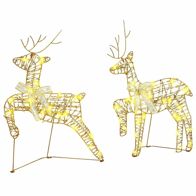 Dekorácia sobík do záhrady – zlatá