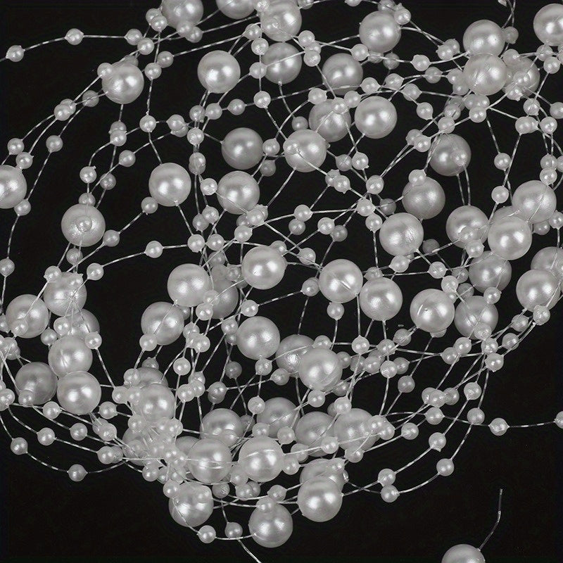 Vianočná girlanda – elegantná biela