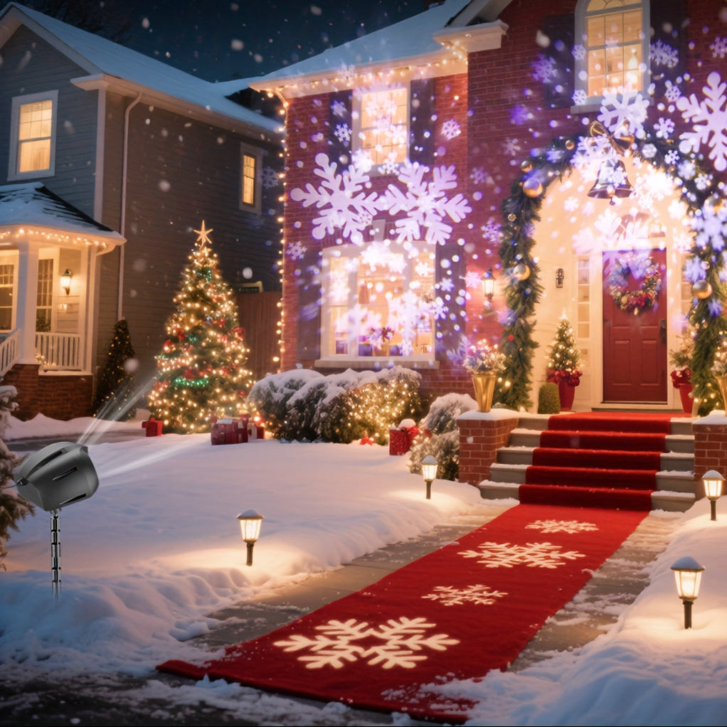 Vianočné projektorové svetlo – čierne