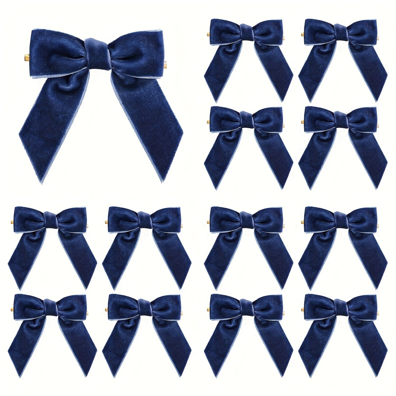 Vianočné mašle – 12ks