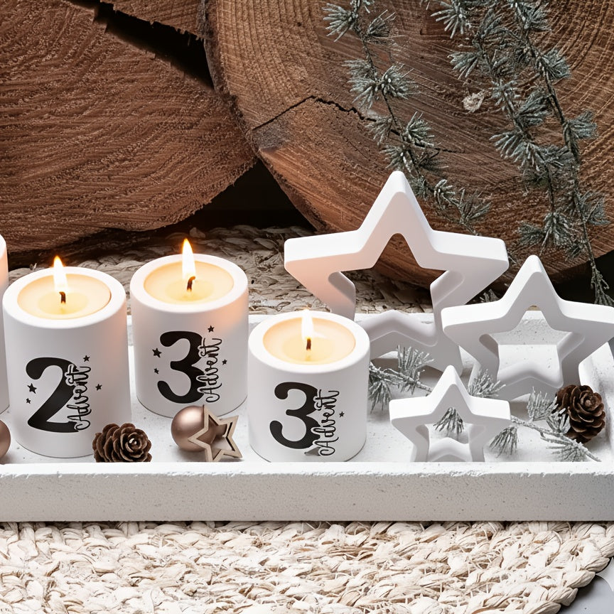 Vianočné svetielka – Adventný svietnik