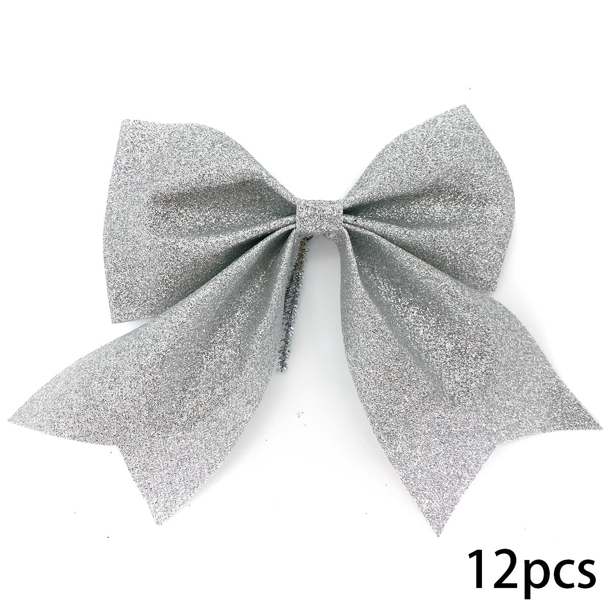 Vianočné mašle – strieborné