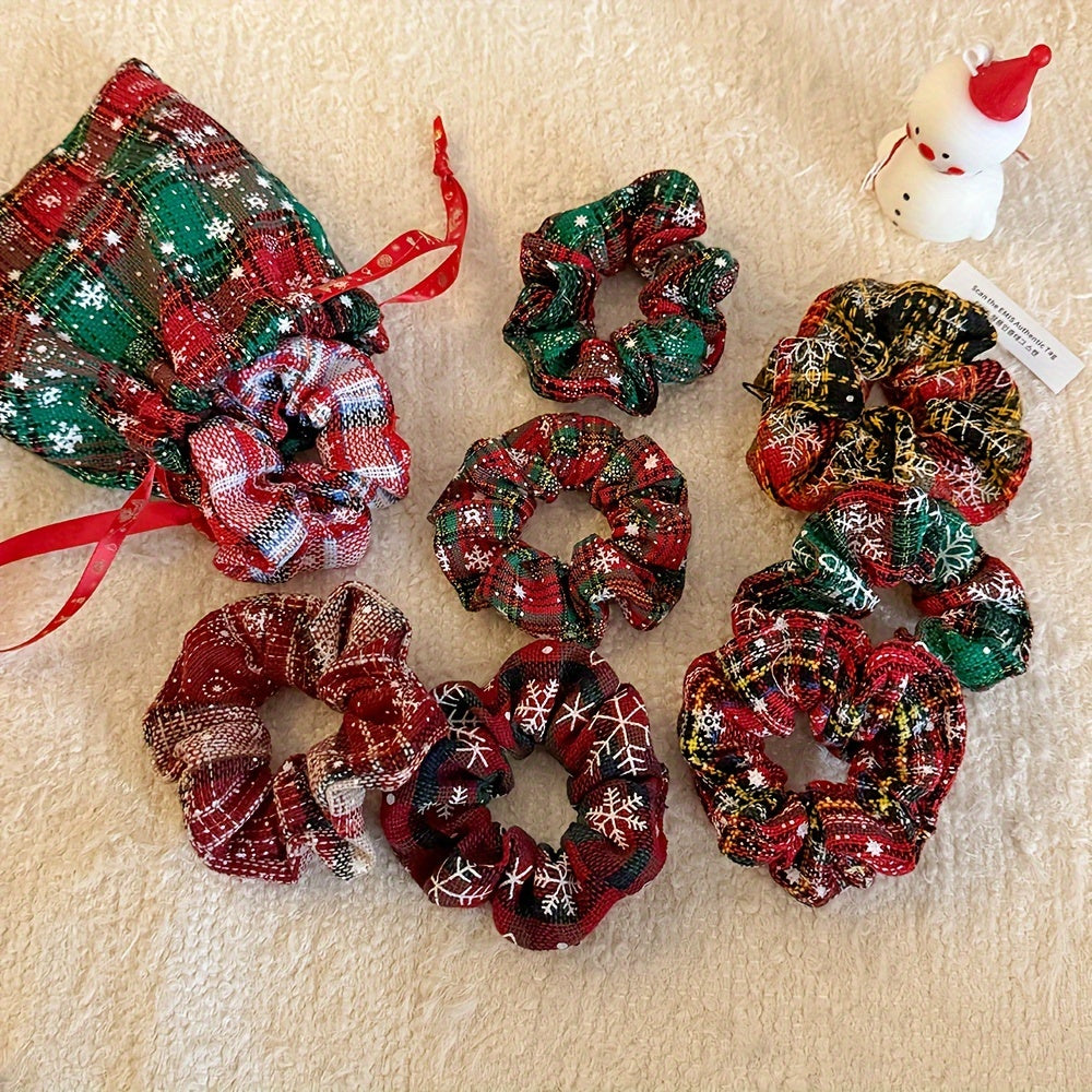 Vianočné doplnky na vlasy – Polychrómové