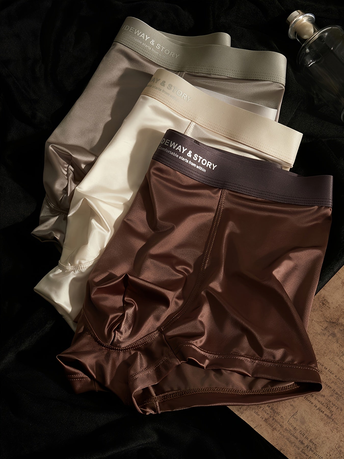 Boxerky – marhuľová a biela