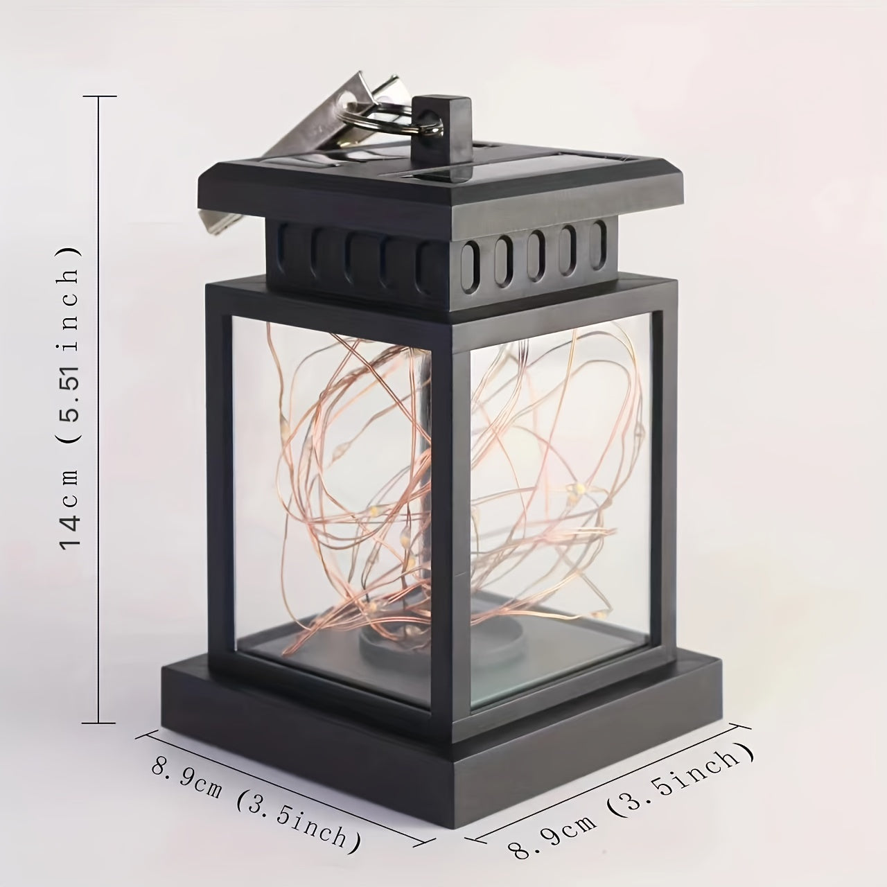 Solárna hviezdná lampa – teplé svetlo