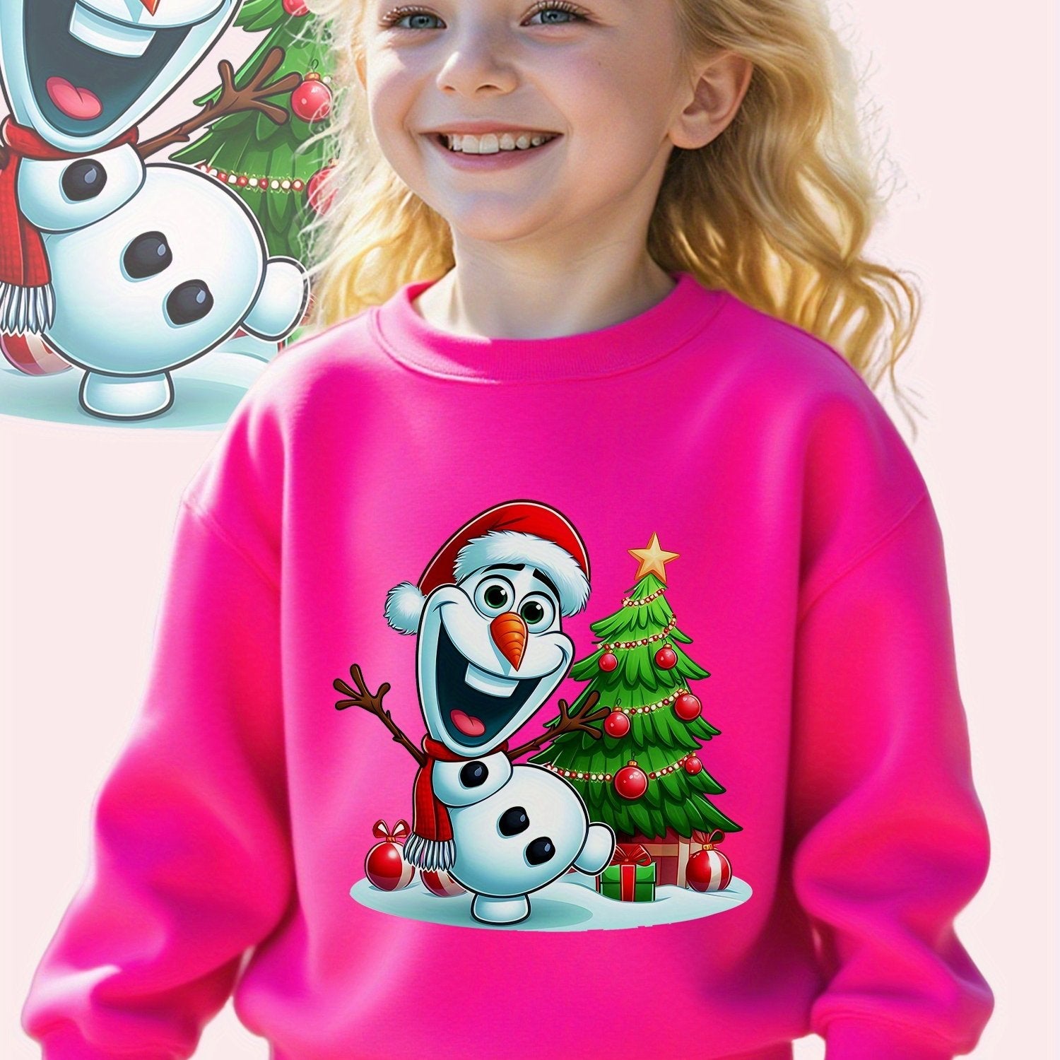 Mikina s potlačou snehuliaka – Olaf