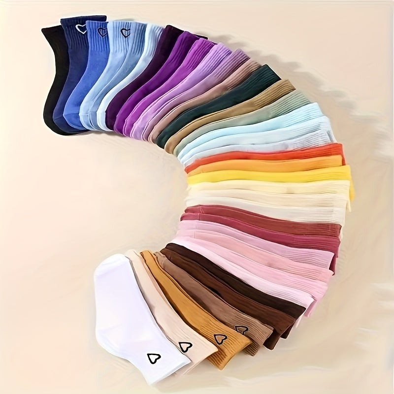 Ponožky na Valentína – srdiečkové