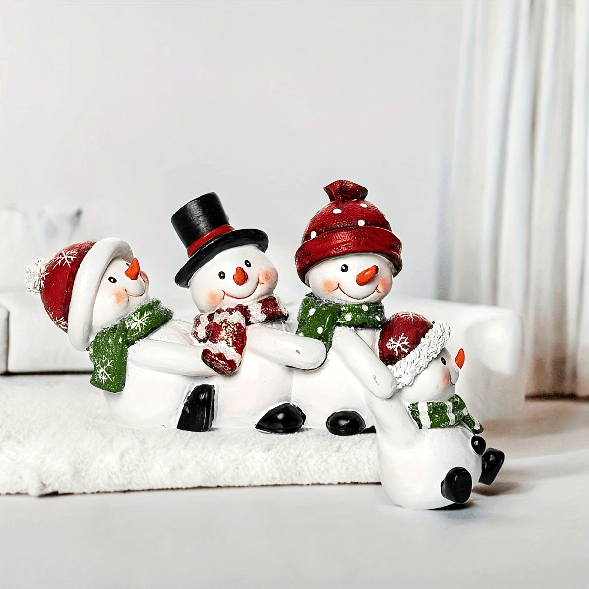 Socha snehuliaka – vianočná