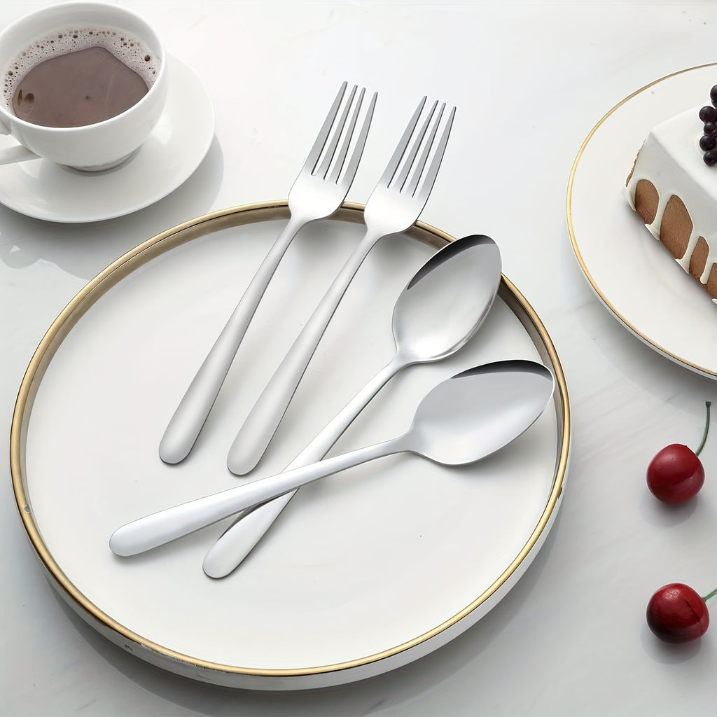 Príbory – 36 ks vidličiek a 36 ks lyžíc