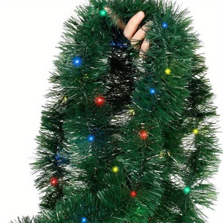 Vianočné svetielka – zelené metalické