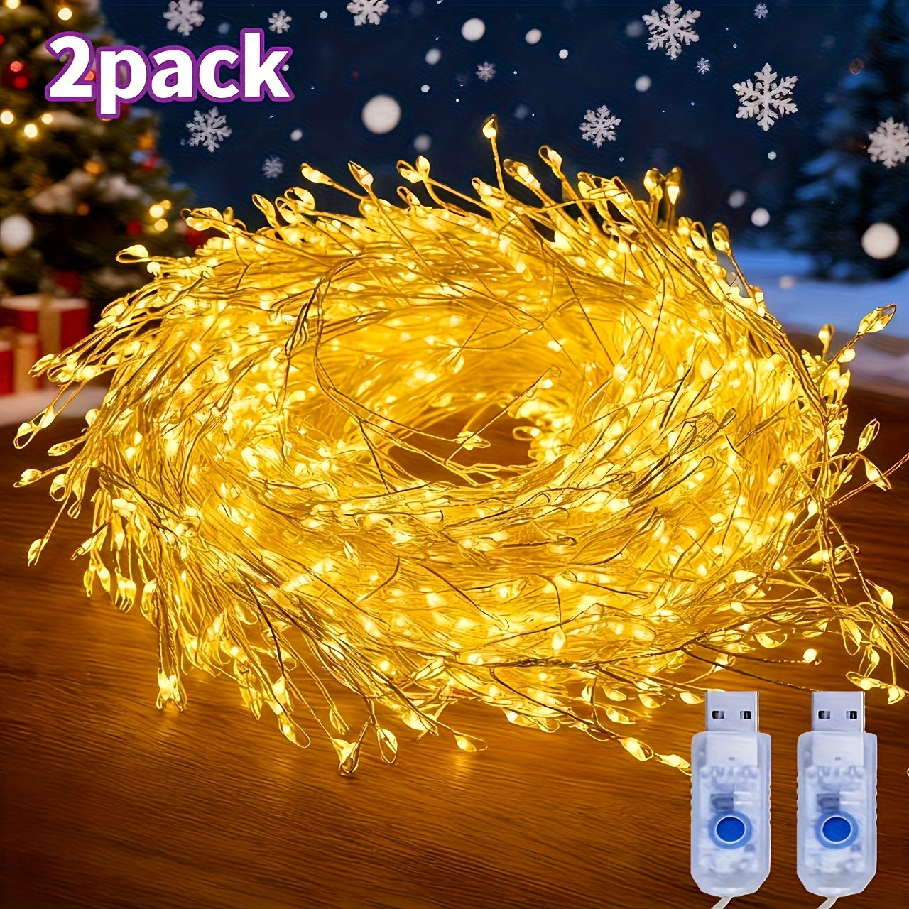 Vianočné svetielka – 2-Pack