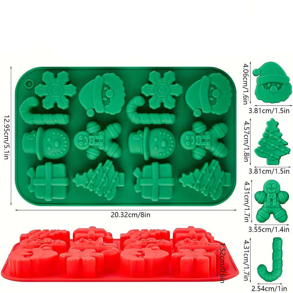 Silikónové formy na čokoládu – Vianočné