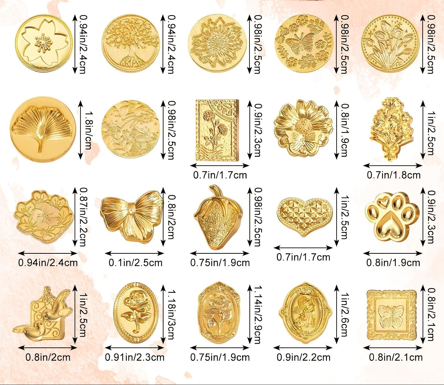 Sada pečatí – 21 ks