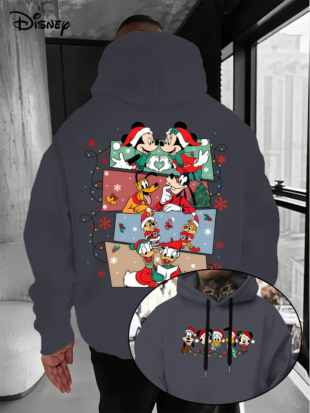 Mikina s kapucňou – Mickey a Minnie