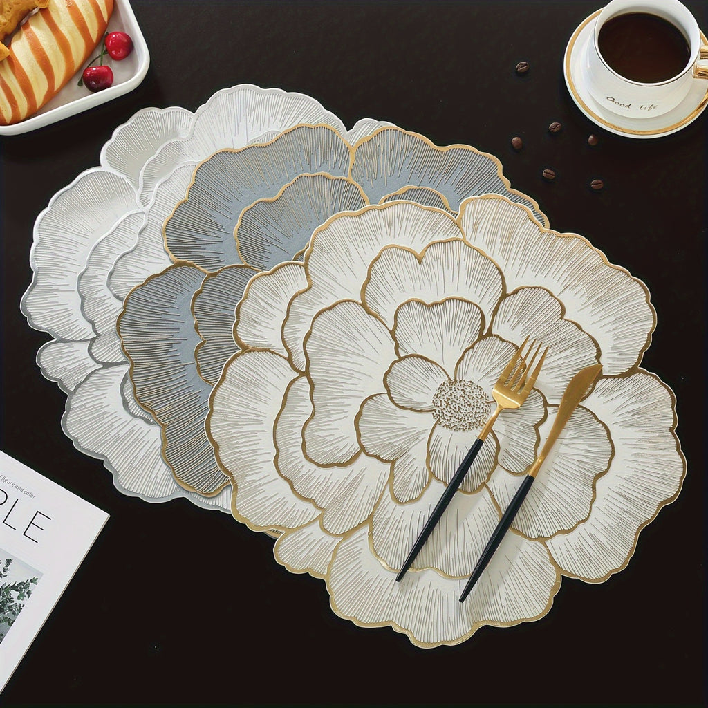 Podložky pod taniere – zlaté a strieborné