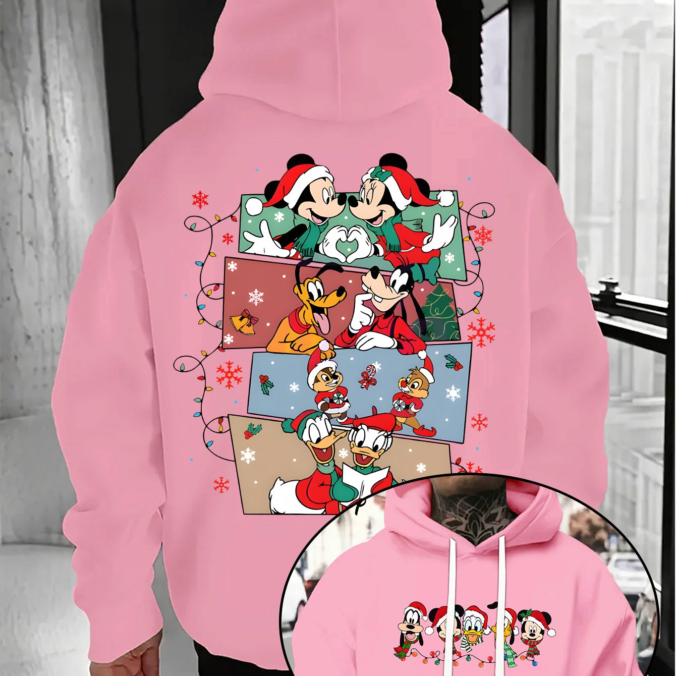 Mikina s kapucňou – Mickey a Minnie