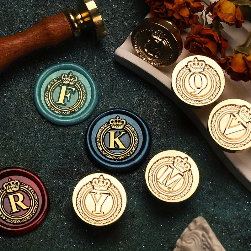 Pečiatka s korunou – abecedná séria