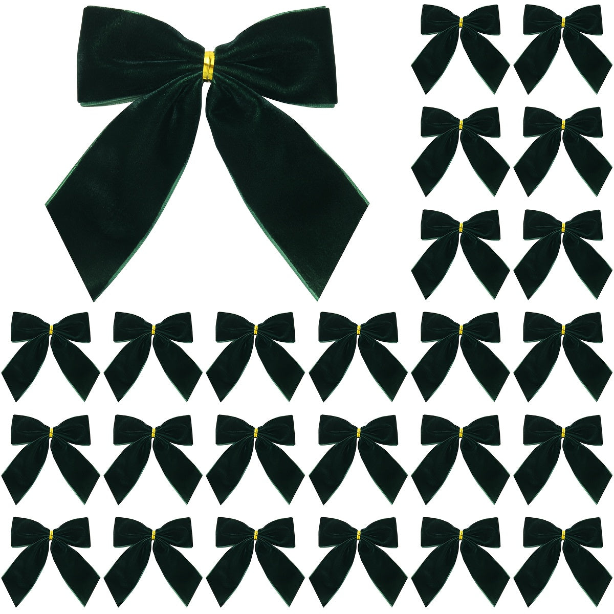 Vianočné mašle – burgundské