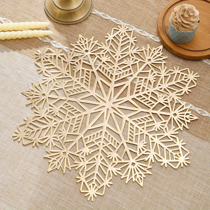 Podložky pod taniere – snehové vločky