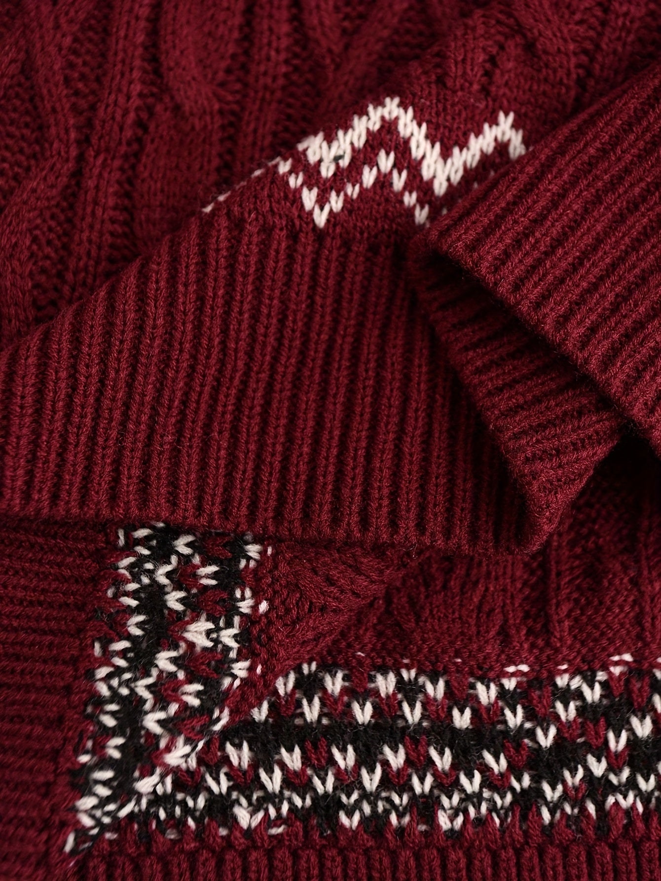 Vianočný sveter pre mužov – červený