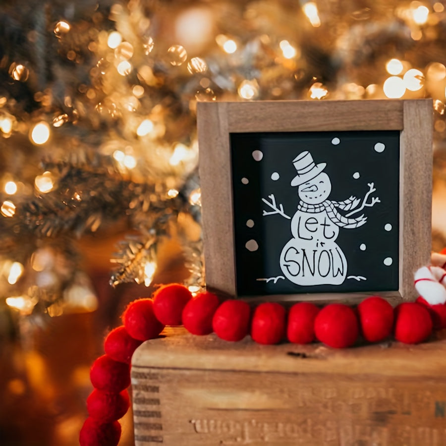 Vianočná girlanda – červená